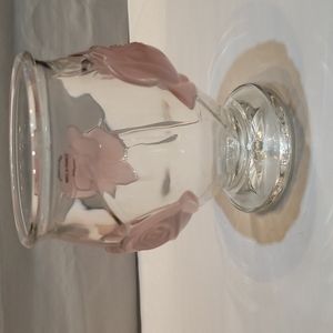 Teleflora Raised Rose Vase/Candy Dish
